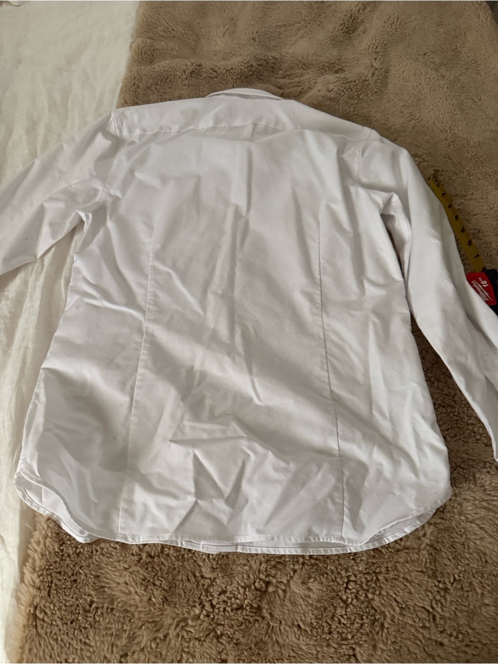 Banana Republic Men's White Button-Down Dress Shirt - Picture 8 of 11